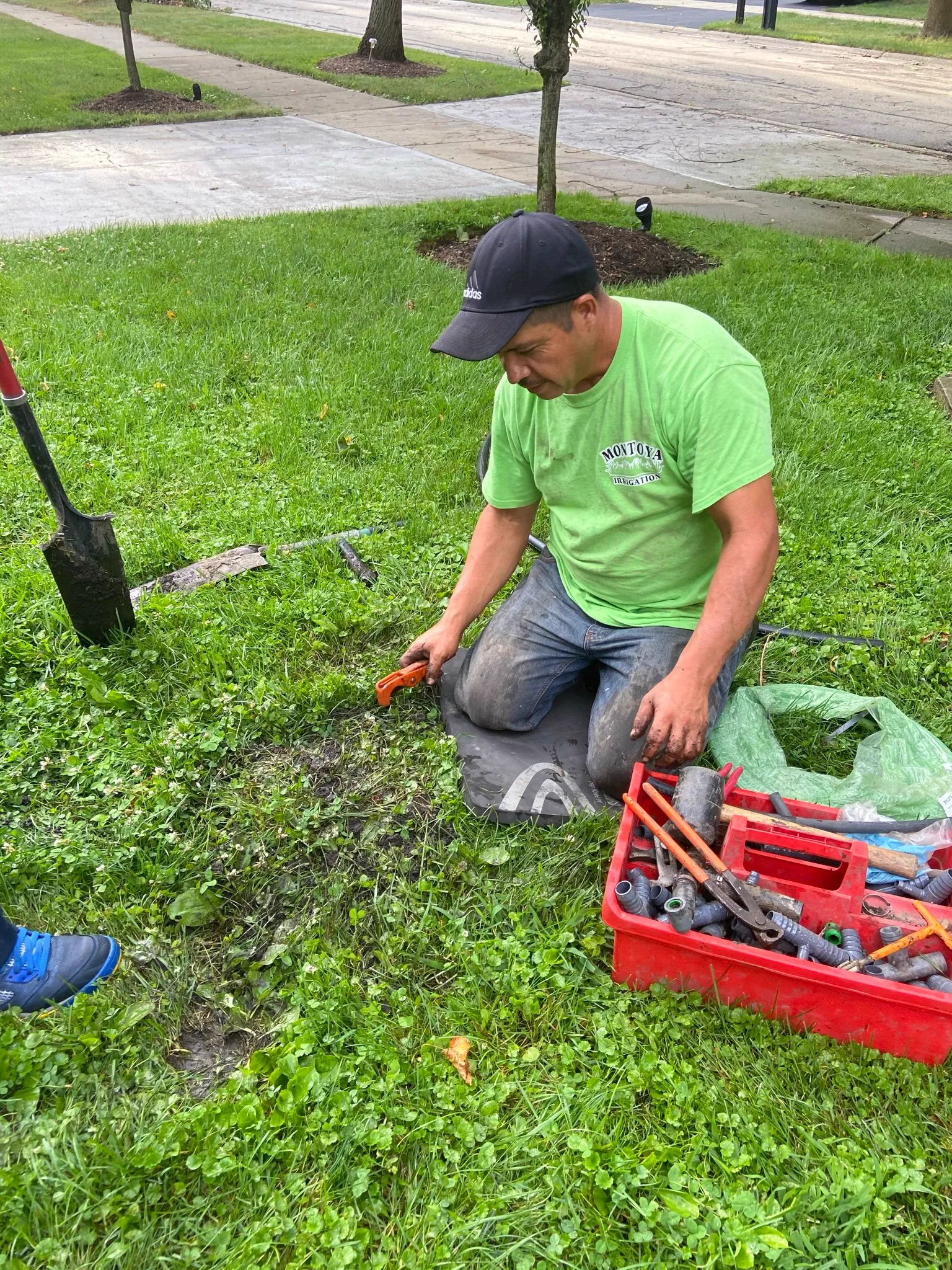 Driveway Border Install · Plainfield