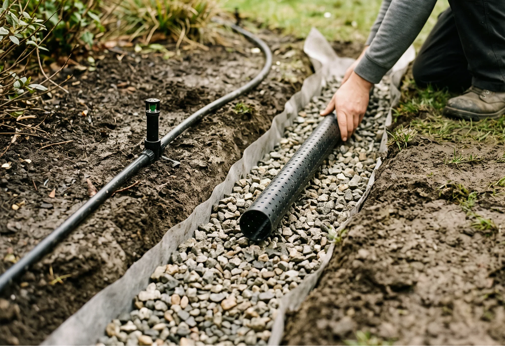 Outdoor Drainage Remediation